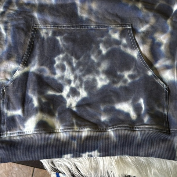 Lululemon All Yours Hoodie Tie Dye Fleece 4 Graphite Grey Excellent Condition - Picture 4 of 7